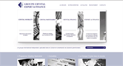 Desktop Screenshot of groupe-crystal.com